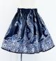 Hula Kids Shantung Pa'u Skirt with Kahiko Print / Luxury Collection / Jp96nv