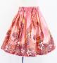 Hula Kids Shantung Pa'u Skirt with Kahiko Print / Luxury Collection / Jp96pi