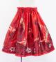 Hula Kids Shantung Pa'u Skirt with Kahiko Print / Luxury Collection / Jp96rd