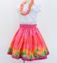 Hula Kids Shantung Pa'u Skirt with Lehua Print / Luxury Collection / Jp97pi