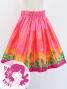 Hula Kids Shantung Pa'u Skirt with Lehua Print / Luxury Collection / Jp97pi