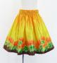 Hula Kids Shantung Pa'u Skirt with Lehua Print / Luxury Collection / Jp97ye