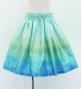 Hula Kids Shantung Pa'u Skirt with Gradation Print / Luxury Collection / Jp98-4