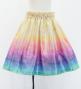 Hula Kids Shantung Pa'u Skirt with Gradation Print / Luxury Collection / Jp98-7