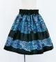 Hula Kids Shantung Pa'u Skirt with Kahiko Print / Luxury Collection / Jp99bk