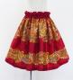 Hula Kids Shantung Pa'u Skirt with Kahiko Print / Luxury Collection / Jp99rd