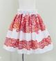 Hula Kids Shantung Pa'u Skirt with Kahiko Print / Luxury Collection / Jp99whrd