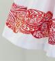 Hula Kids Shantung Pa'u Skirt with Kahiko Print / Luxury Collection / Jp99whrd