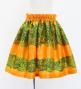Hula Kids Shantung Pa'u Skirt with Kahiko Print / Luxury Collection / Jp99ye