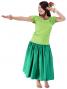 Hula T-shirt / Frilled Sleeve with Plumeria embroidery  / GKD1grgr
