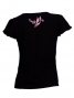 Hula T-shirt / Frilled Sleeve with Plumeria embroidery  / GKD1pib
