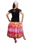 Hula T-shirt / Frilled Sleeve with Tiare embroidery / GKD2pib