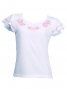 Hula T-shirt / Frilled Sleeve with Tiare embroidery / GKD2piw