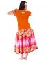 Hula T-shirt / Frilled Sleeve with Tiare embroidery / GKD2wo