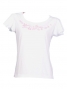 Hula T-shirt / Frilled Sleeve with Hibiscus embroidery / GKD3piw