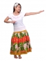 Hula T-shirt / Frilled Sleeve with Hibiscus embroidery / GKD3pw