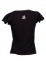 Hula T-shirt / Frilled Sleeve with Hibiscus embroidery / GKD3wb