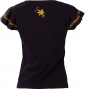 Hula T-shirt / Frilled Sleeve with Lily embroidery / GKD4gb