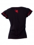 Hula T-shirt / Frilled Sleeve with Lily embroidery / GKD4rb
