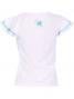 Hula T-shirt / Frilled Sleeve with Lily embroidery / GKD4tbw