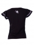 Hula T-shirt / Frilled Sleeve with Lily embroidery / GKD4wb