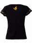 Hula T-shirt / Frilled Sleeve with Bird of Paradise & Butterfly / GKD5gb