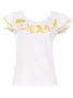 Hula T-shirt / Frilled Sleeve with Honu embroidery / GKD6gw