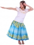 Hula T-shirt / Frilled Sleeve with Honu embroidery / GKD6gw