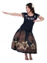 Hula T-shirt / Frilled Sleeve with Honu embroidery / GKD6sb
