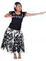 Hula T-shirt / Frilled Sleeve with Honu embroidery / GKD6sbb