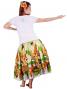 Hula T-shirt / Frilled Sleeve with Honu embroidery / GKD6tbw