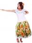 Hula T-shirt / Frilled Sleeve with Honu embroidery / GKD6tbw