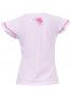 Hula T-shirt / Frilled Sleeve with Rose embroidery / GKD8piw