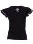 Hula T-shirt / Frilled Sleeve with Rose embroidery / GKD8sb