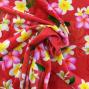Hula Fabric / Plumeria / JKH-518-RD