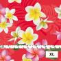 Hula Fabric / Plumeria / JKH-518-RD
