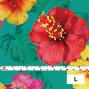 Hula Fabric / Hibiscus / JKH-524-GR