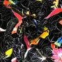 Hula Fabric / Tropical Birds / JKH-526-BK