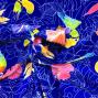 Hula Fabric / Tropical Birds / JKH-526-BL