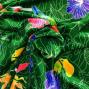 Hula Fabric / Tropical Birds / JKH-526-GR