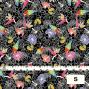 Hula Fabric / Tropical Birds / JKH-526-BK
