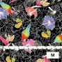 Hula Fabric / Tropical Birds / JKH-526-BK