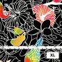 Hula Fabric / Tropical Birds / JKH-526-BK