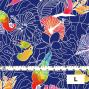 Hula Fabric / Tropical Birds / JKH-526-BL