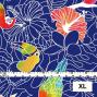 Hula Fabric / Tropical Birds / JKH-526-BL