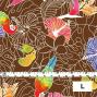 Hula Fabric / Tropical Birds / JKH-526-BR