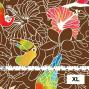 Hula Fabric / Tropical Birds / JKH-526-BR