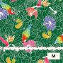 Hula Fabric / Tropical Birds / JKH-526-GR