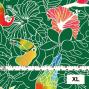 Hula Fabric / Tropical Birds / JKH-526-GR