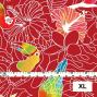 Hula Fabric / Tropical Birds / JKH-526-RD